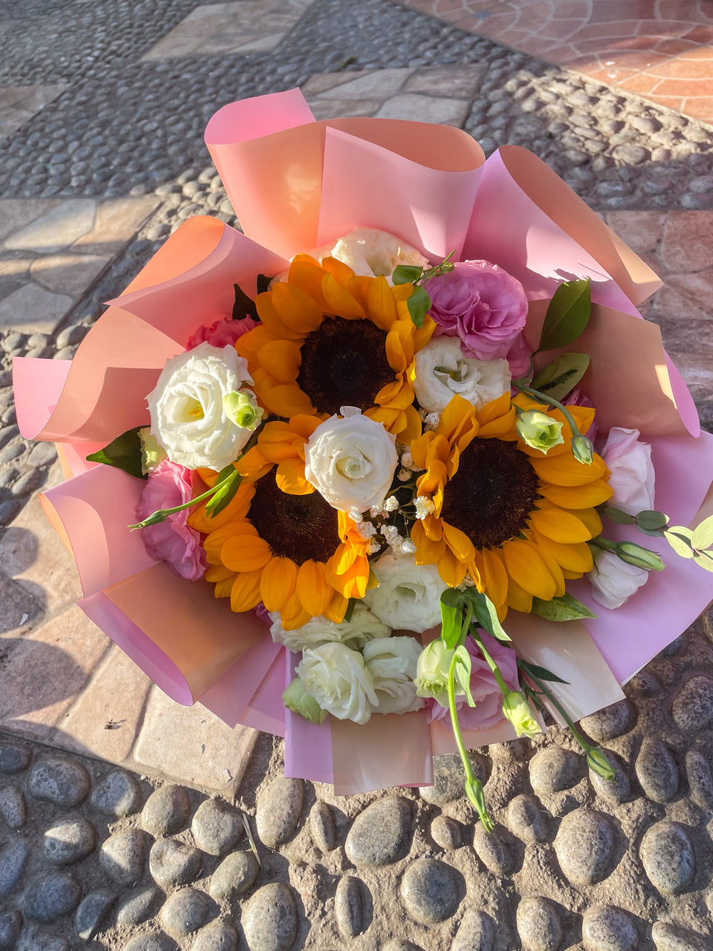 Sunflower and Roses Premium Korean Style Bouquet- FlowerRushPH