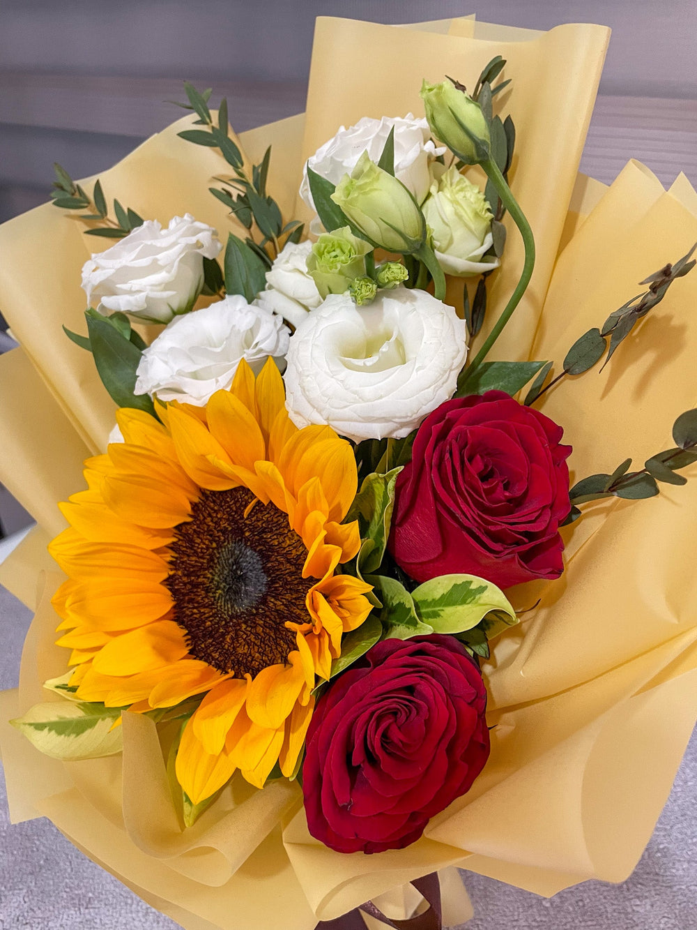 Roses and Sunflower - FlowerRushPH