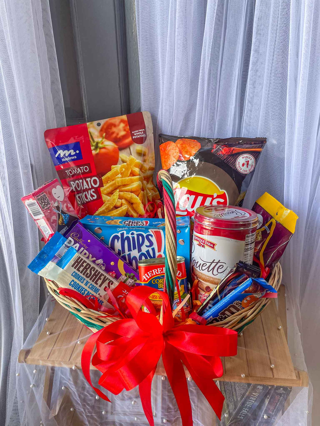 Sweet & Savory Treats Basket - FlowerRushPH